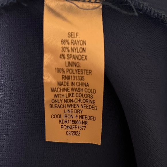 Socialite Blue Strapless High-Low Cocktail Dress - Picture 7 of 7